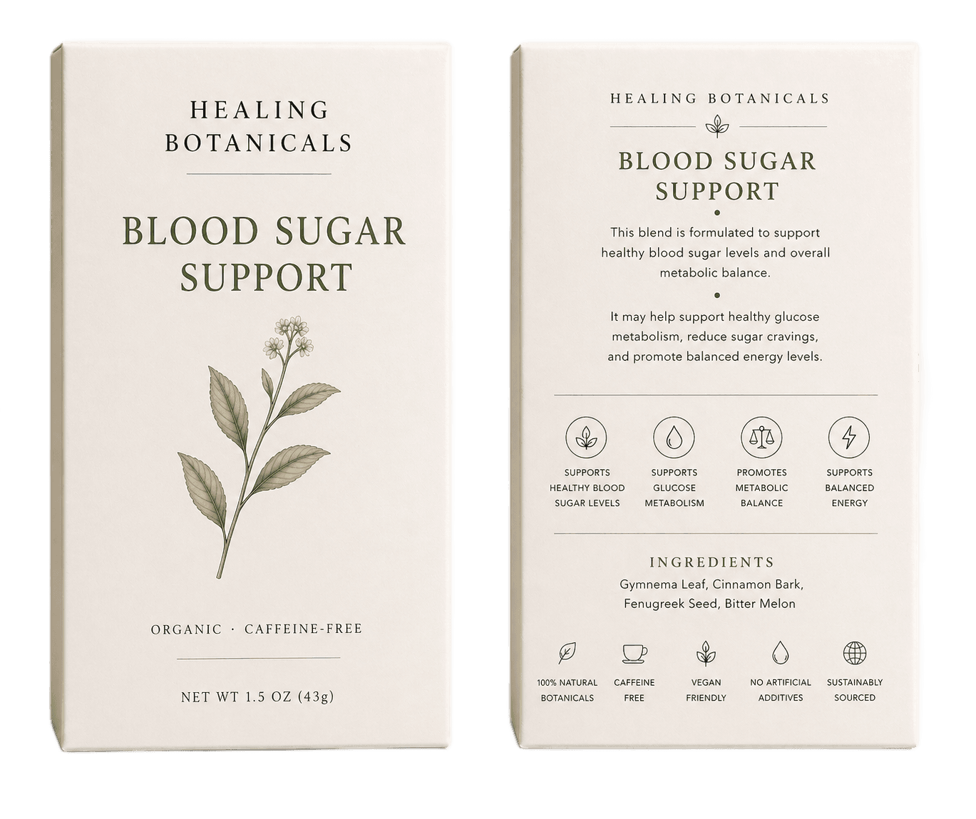 Blood Sugar Support botanical tea blend
