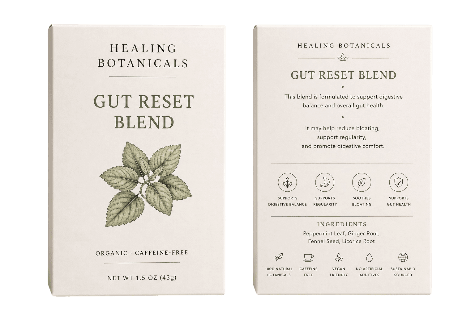 Gut Reset Blend botanical tea blend