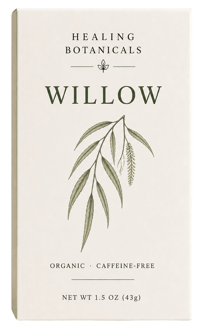 Willow botanical tea blend